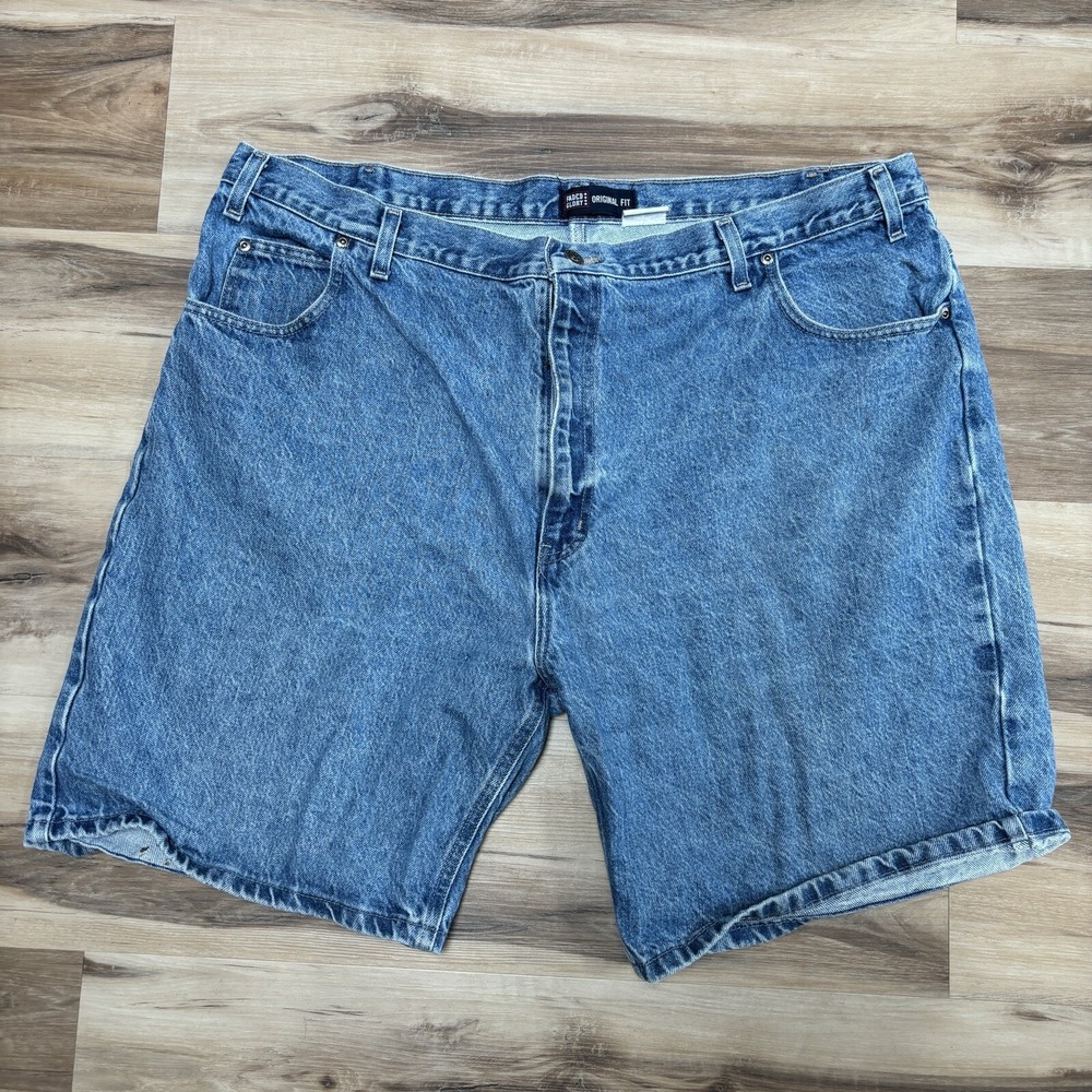 Faded Glory Denim Shorts 44 Mens Original Fit Casual Jean Shorts Blue Cotton